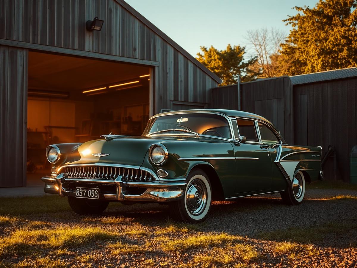 Classic car at Stuart Moore Motors