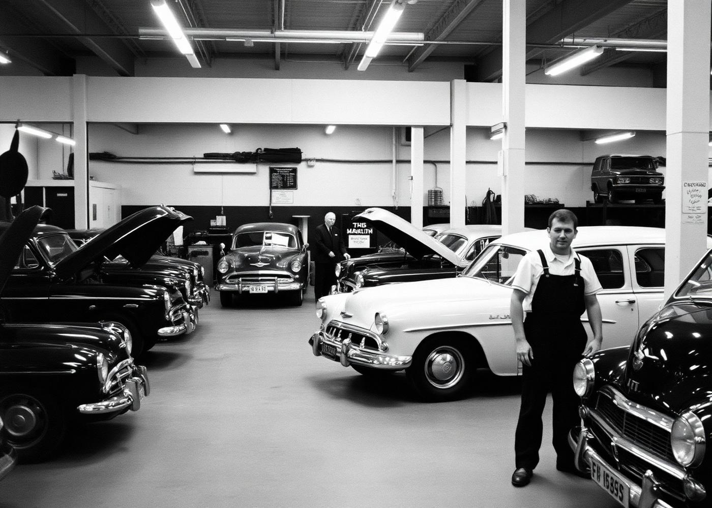 Automotive workshop from 1967